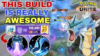 GYARADOS Feels Really Awesome with this Build  Dragon Breath  Bounce  Pokemon Unite [upl. by Oxford]