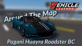 24 laps of around the map with 2020 Pagani Huayra Roadster BC Vehicle Legends [upl. by Julee147]