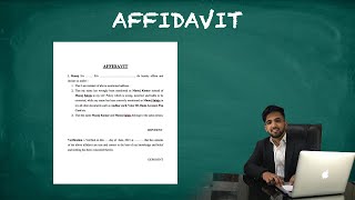 What is Affidavit  How to make Affidavit  FORMAT  USES AND DRAFTING  GO LEGAL  LEGAL TIPS [upl. by Nesto]