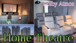 Dolby Atmos Home Theatre Setup at Trendset Jayabheri Elevate hometheatre [upl. by Yluj146]