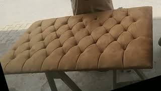 How to Make Tufted Headboard for bed  Step By Step Making  Tufted He [upl. by Peter]