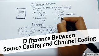 Difference between channel coding and source coding in simple language Digital Communication HINDI [upl. by Attiuqihc]