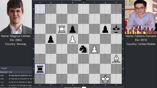 Game 4 Magnus Carlsen vs Fabiano Caruana Grenke chess classic 2019 [upl. by Rekyr306]