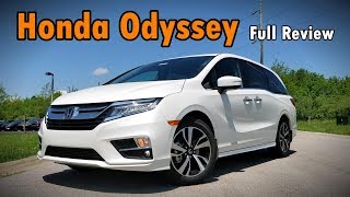 2019 Honda Odyssey FULL REVIEW  Elite Touring EXL EX amp LX [upl. by Zorine]