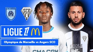 Olympique de Marseille 11 Angers SCO  Ligue 1 McDonalds  LIVE [upl. by Akienat371]