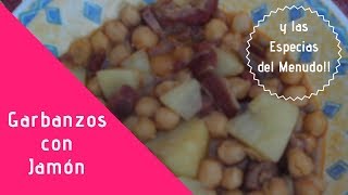 Como hacer potaje de Garbanzos con Jamón con la olla express [upl. by Rusty413]