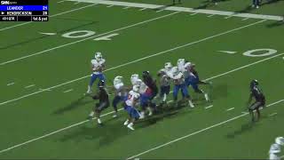 High School Football  Leander Lions at Hendrickson Hawks  10292021 [upl. by Leonidas752]