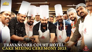 Travancore Court Hotel Cake Mixing Ceremony 2023  Mohanlal  Antony Perumbavoor [upl. by Luwana]