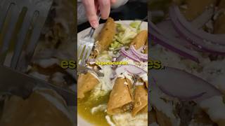 Probando las flautas mexicanas 🤤 flautas comidamexicana casatoño mexico [upl. by Acinat]