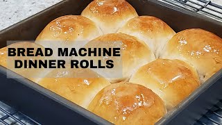 Easiest Dinner Rolls in Your Bread Machine [upl. by Ahsiei]