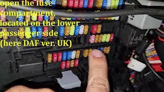 DAF XF 20222023 WARNING LIGHTS FAULTS  SOLUTION [upl. by Gnap]