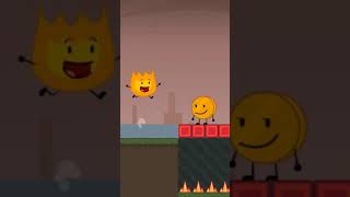 Firey shows Coiny the Secret BFDI Branches Air Fryer bfdi bfb tpot funny memes bfdia osc [upl. by Aitetel423]