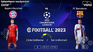 POR FIN EFOOTBALL 2023 PPSSPP NARRADORES MEJORADOS CAMARA PS5 NUEVOS CLUBES Y GRAFICOS HD [upl. by Ihculo578]