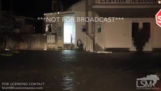 10102018 Apalachicola FL  Storm Surge Flooding [upl. by Louisette747]