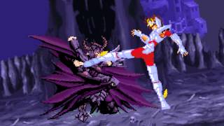 Seiya Vs Radamanthys  Sprite Battle [upl. by Star]