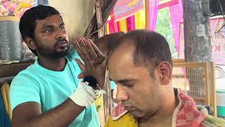 ASMR  SLEEPING HEAD MASSAGE BY INDIAN BARBER  MAGICAL HANDS  FULL BODY  COSMIC HEAD MASSAGE [upl. by Tomasine]