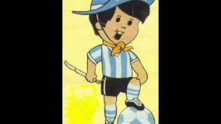 ARGENTINA TE QUEREMOS VER CAMPEON  PLANTEL SELEC ARG 78wmv [upl. by Nairrod]