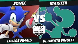 SWT CA RF Losers Finals  Maister Game amp Watch Vs Sonix Sonic SSBU Ultimate Tournament [upl. by Teerell]