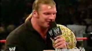 Triple H disses austin funny [upl. by Ocihc797]