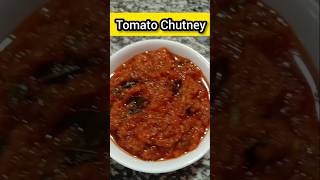 Tomato Chutney Recipe 🍅 Quick Chutney for Dosa 😋 Tamatar Chutney shortsvideo viral tomatochutney [upl. by Cyrie]