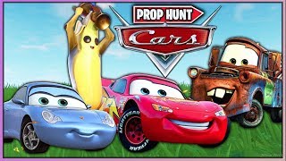 CARS EN FORTNITE PROP HUNT FORTNITE MINIJUEGOS [upl. by Adlitam498]