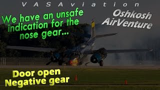 REAL ATC A26 Invader WITHOUT NOSE GEAR at Oshkosh [upl. by Afrikah]