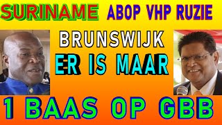 SURINAME ABOP Brunswijk GBB heeft maar 1 baas verkiezing 2025 SU NA ME 2024 [upl. by Ardnaeel]