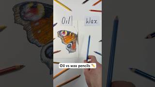 Oil Pencils VS Wax Pencils  Which is BEST for ARTISTS 👨‍🎨 [upl. by Ardnayek]