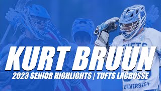 Kurt Bruun 2023 Highlight  Tufts Lacrosse [upl. by Devona]