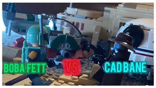 Boba Fett vs Cad Bane Lego starwars stop motion [upl. by Petronella]