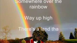 Judy Garland  Somewhere over the rainbow lyrics [upl. by Smailliw]