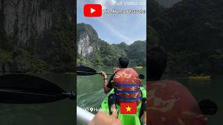 Halong Bay Day Tour Kayaking halongbay halongbaytour [upl. by Bailie883]