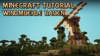 MINECRAFT  Mühle bauen  Mittelalter Tutorial DragonMinerLPHD [upl. by Sigrid533]