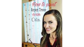 How to Paint Aspen Trees Part One  By Artist Andrea Kirk  The Art Chik [upl. by Cato936]