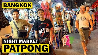 Patpong Night Market returns to Silom  4K  Friday Night Walk in Bangkok • Street Life in Thailand [upl. by Llerreg]