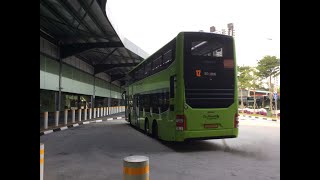 GAS Bus Service 12 SG5906S Tampines East Stn Exit C → Tanah Merah Stn Exit A [upl. by Louie]