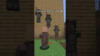 Villagers 74 quotCaughtquot minecraftjokes noobvsprominecraft minecraftmemes viral viralvideo [upl. by Ssitnerp625]