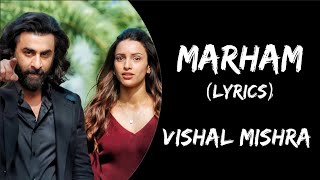 Marham Lyrics  Vishal Mishra  Animal  Ranbir Kapoor Tripti Dimri  Pehle Bhi Main Song Lyrics [upl. by Atirres]