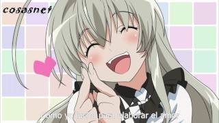 Haiyore Nyaruko San W OP FULL Koi wa Chaos no Shimobe Nari sub español [upl. by Kovar]