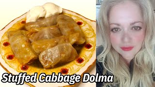 🧿 Delicious Turkish Stuffed Cabbage Rolls 🧿 Dolma 🧿 Easy Step by Step Recipe Keto 🧿 Low Carb [upl. by Lorrimor]