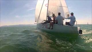 Bavaria BOne First sailing video [upl. by Sudnac801]