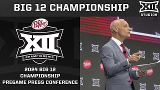 2024 Dr Pepper Big 12 Championship PreGame Press Conference Live Stream [upl. by Llerdna]