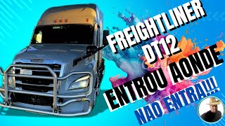 FREIGHTLINER DT12 ENTROU AONDE NÃO ENTRA [upl. by Friede978]