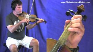 FISHERS HORNPIPE  Bluegrass amp Irish Fiddle Lessons by Ian Walsh [upl. by Yanetruoc]