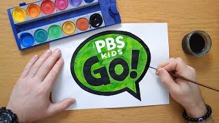 PBS Kids Go logo  painting [upl. by Ahmed771]