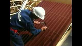 How to Install Onduline Bitumen Roof Sheets Old Video [upl. by Platus515]