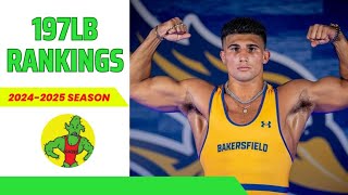 197lb Preseason RANKINGS  20242025 NCAA Wrestling Season [upl. by Martine]