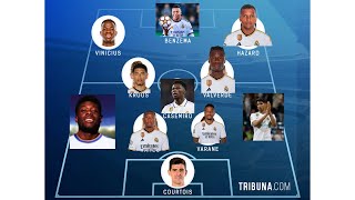 La plantilla ideal del Real Madrid para la temporada 20242025 [upl. by Llesirg]