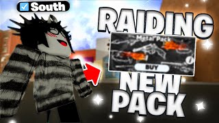 raiding jump made tryhards with the new metal pack on da hood [upl. by Tugman]