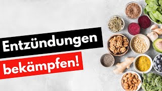 Entzündungshemmende Ernährung – 10 Tipps gegen Entzündungen [upl. by Fiden]